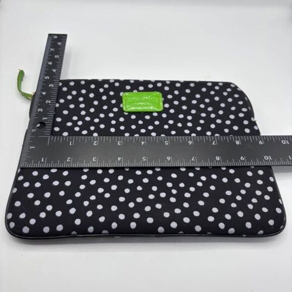 Kate Spade Ipad Mini Tablet Soft Case Sleeve Black White Zipper - Picture 6 of 7